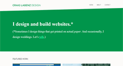 Desktop Screenshot of craiglabenz.com